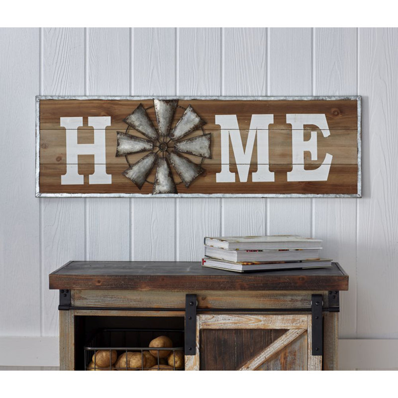 Gracie Oaks Home And Windmill Wall Decor Wayfair