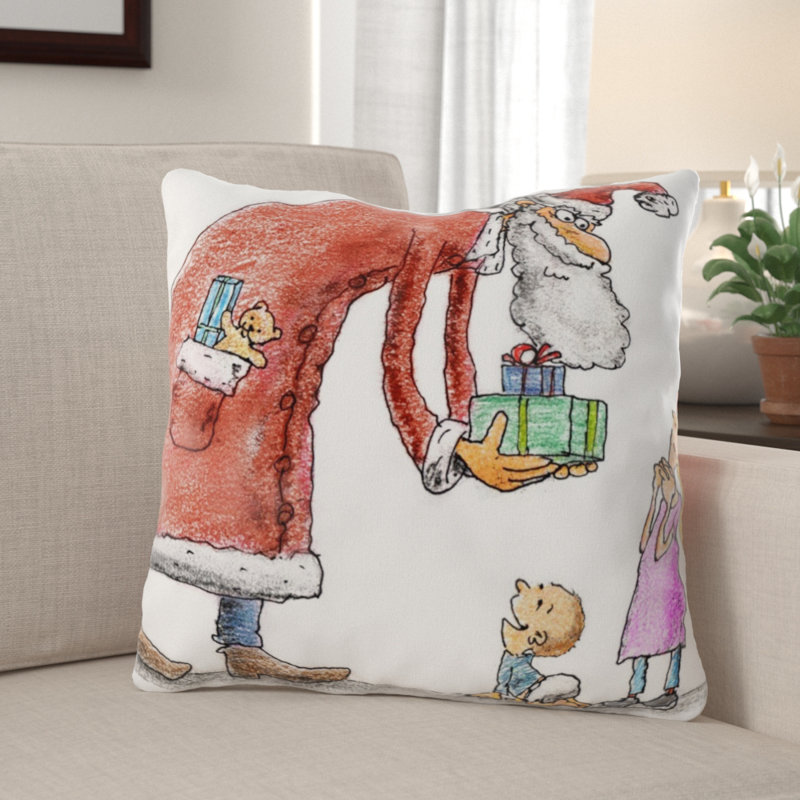 The Holiday Aisle Makai Indoor Outdoor Canvas Throw Pillow Wayfair