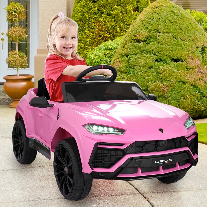 pink lamborghini ride on car