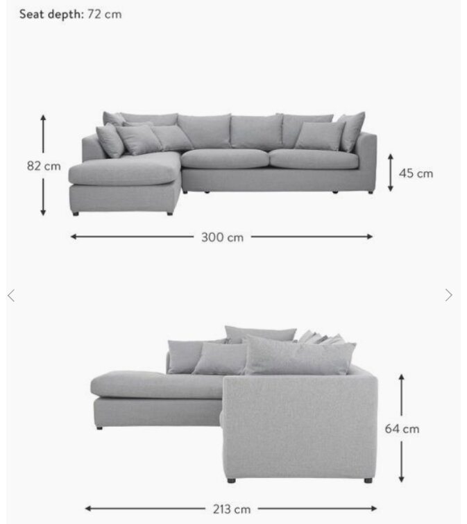 Ecksofa ELOISEE Blassgelb - tolles Design