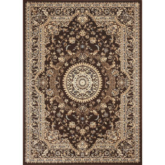 Astoria Grand Gillard Medallion Persian Formal Power Loom Red Beige Rug Wayfair