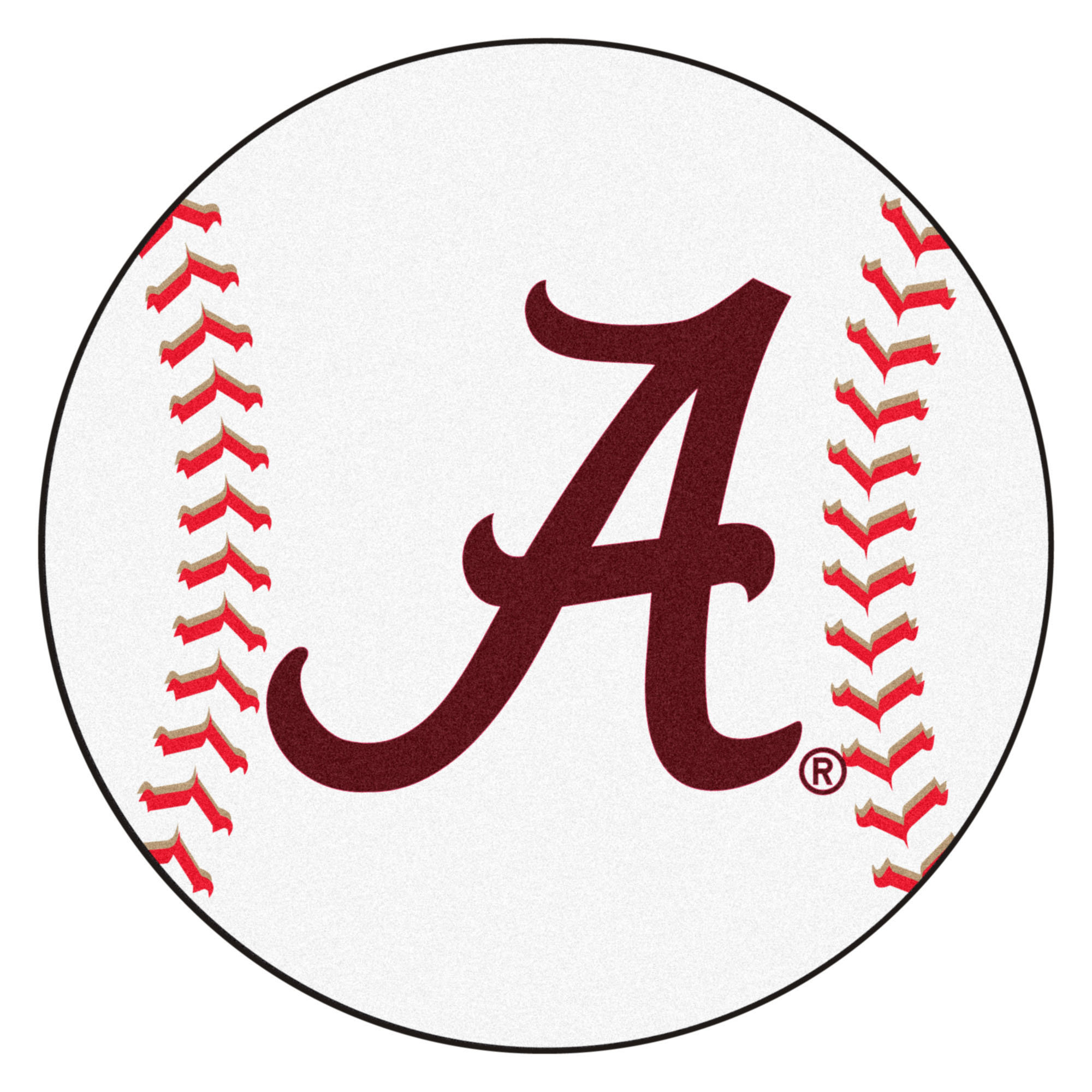 Fanmats Ncaa University Of Alabama Baseball 27 X 27 Non Slip Indoor Mat Wayfair