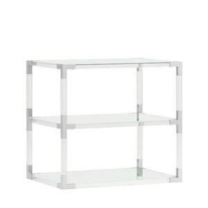 Charlot Acrylic End Table