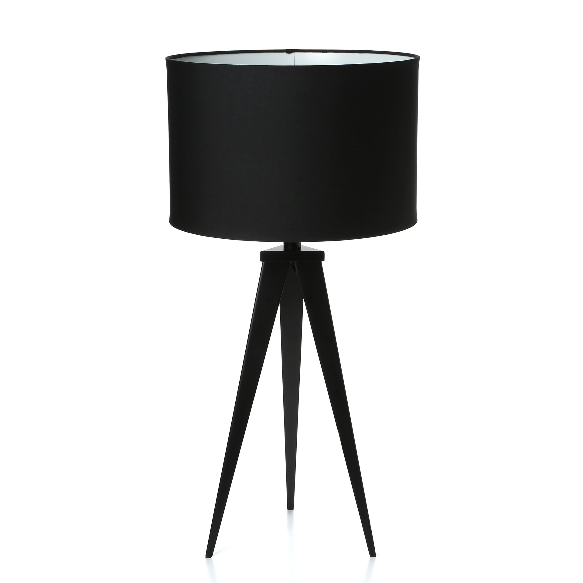 tripod table lamp black