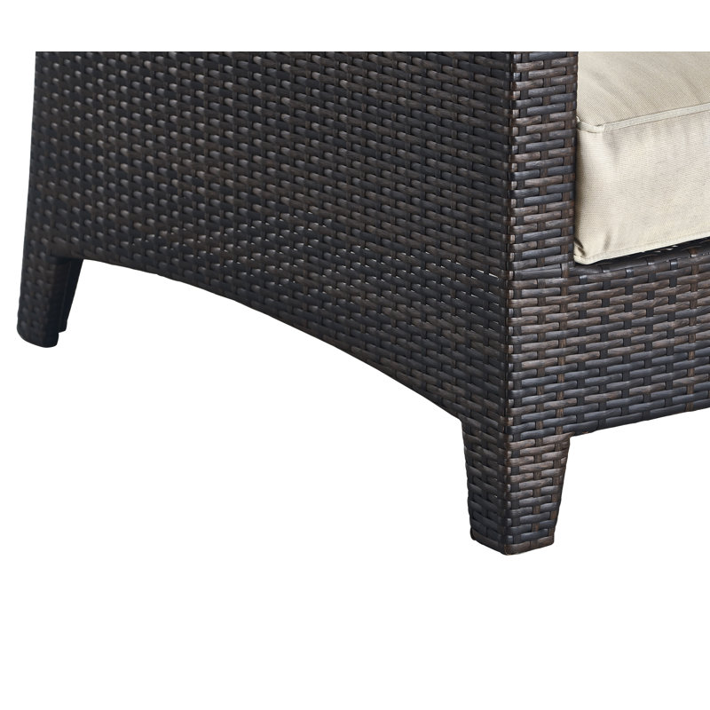 Serta At Home Tahoe Outdoor Wicker Patio Chair With Cushions Wayfair