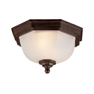 2-Light Flush Mount