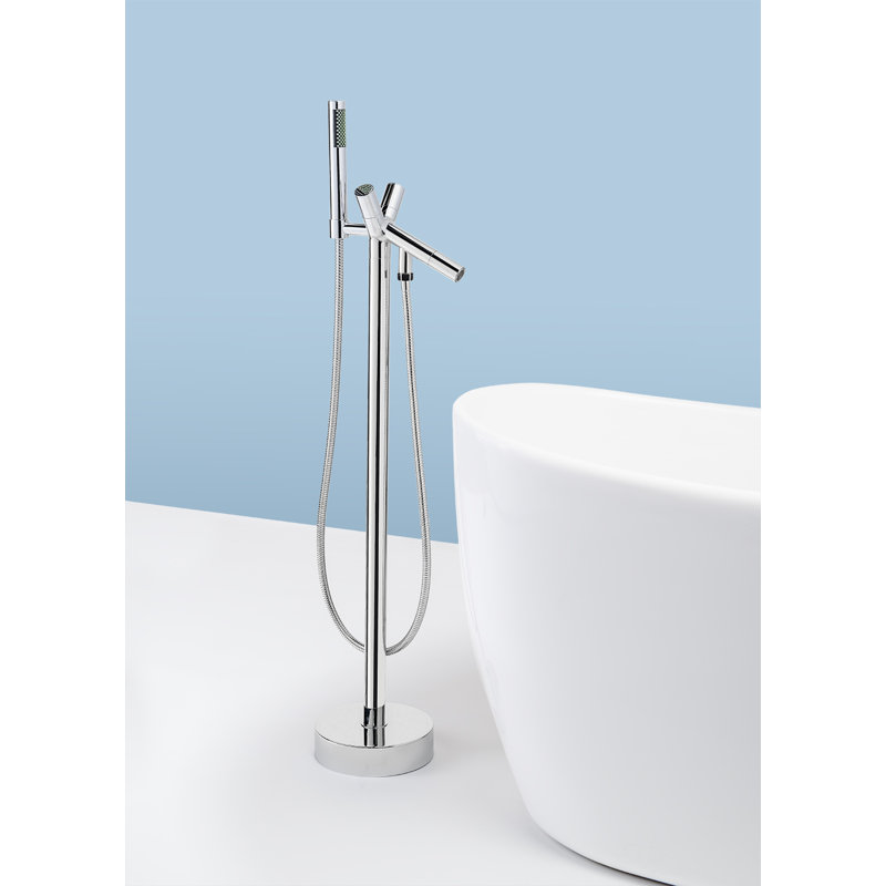 AKDY Diverter Single Handle Freestanding Tub Filler & Reviews Wayfair