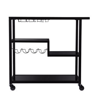 large bar cart rustic kangas bar cart modern serving carts allmodern large bar cart rustic kangas bar cart modern serving carts allmodern