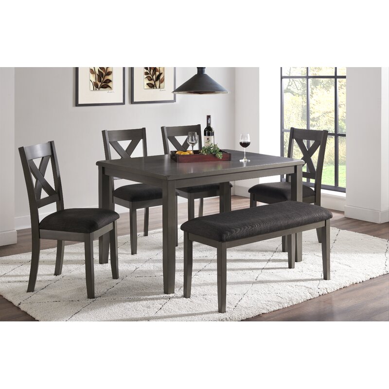 Gracie Oaks Valia 6 - Piece Dining Set | Wayfair