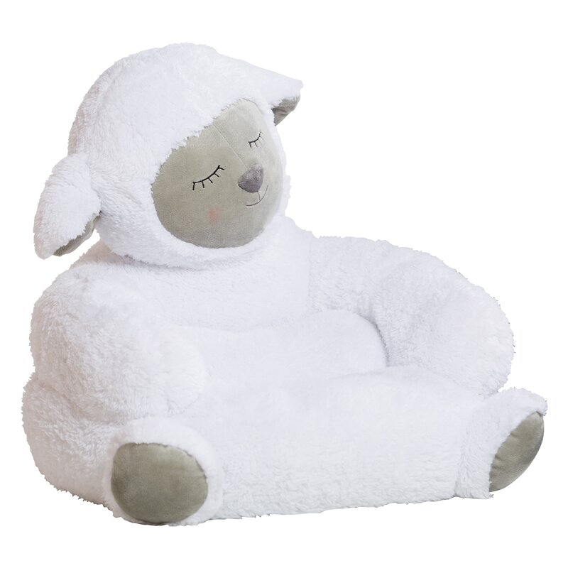 plush lamb chair