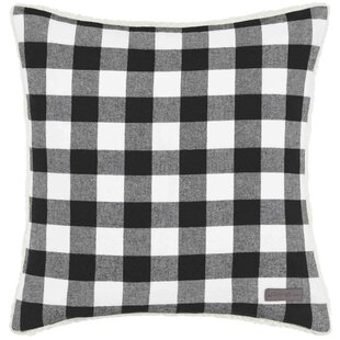Black/White, 18×18 Burlap Farmhouse Decor Buffalo Checkers Plaid Cotton Linen Decorative Throw Pillow Cover Rustic Cushion Cover Pillowcase for Sofa 18 x 18 Inch Set of 2