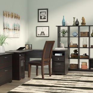 Go to store & view more images Red Barrel Studio Hillsdale 3-Piece L-Shape Desk Office Suite