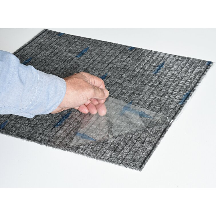 Carpet Tile Floor Mat 12x12'' Squares Peel And Stick Adhesive Outdoor Indoor