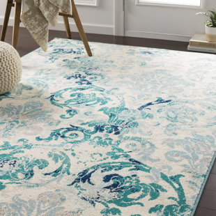 2 X 8 Runner Rugs Blue Wayfair Ramsay Blue White Runner