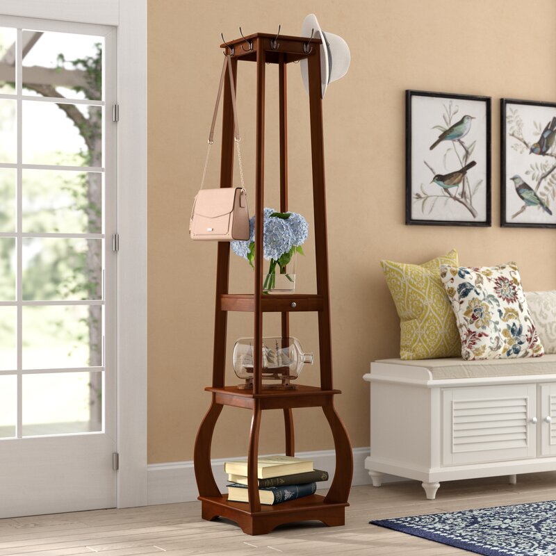 coat rack and storage