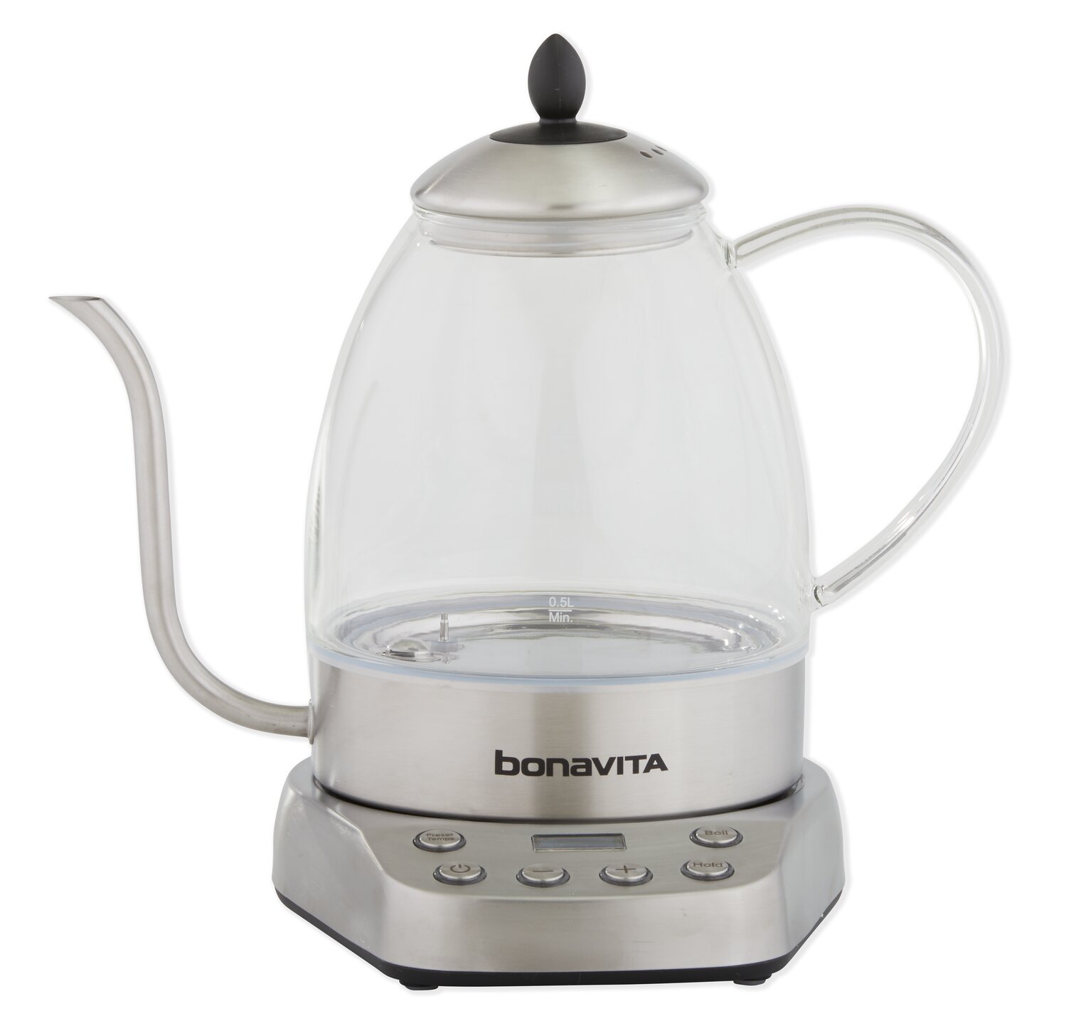 clear tea kettle