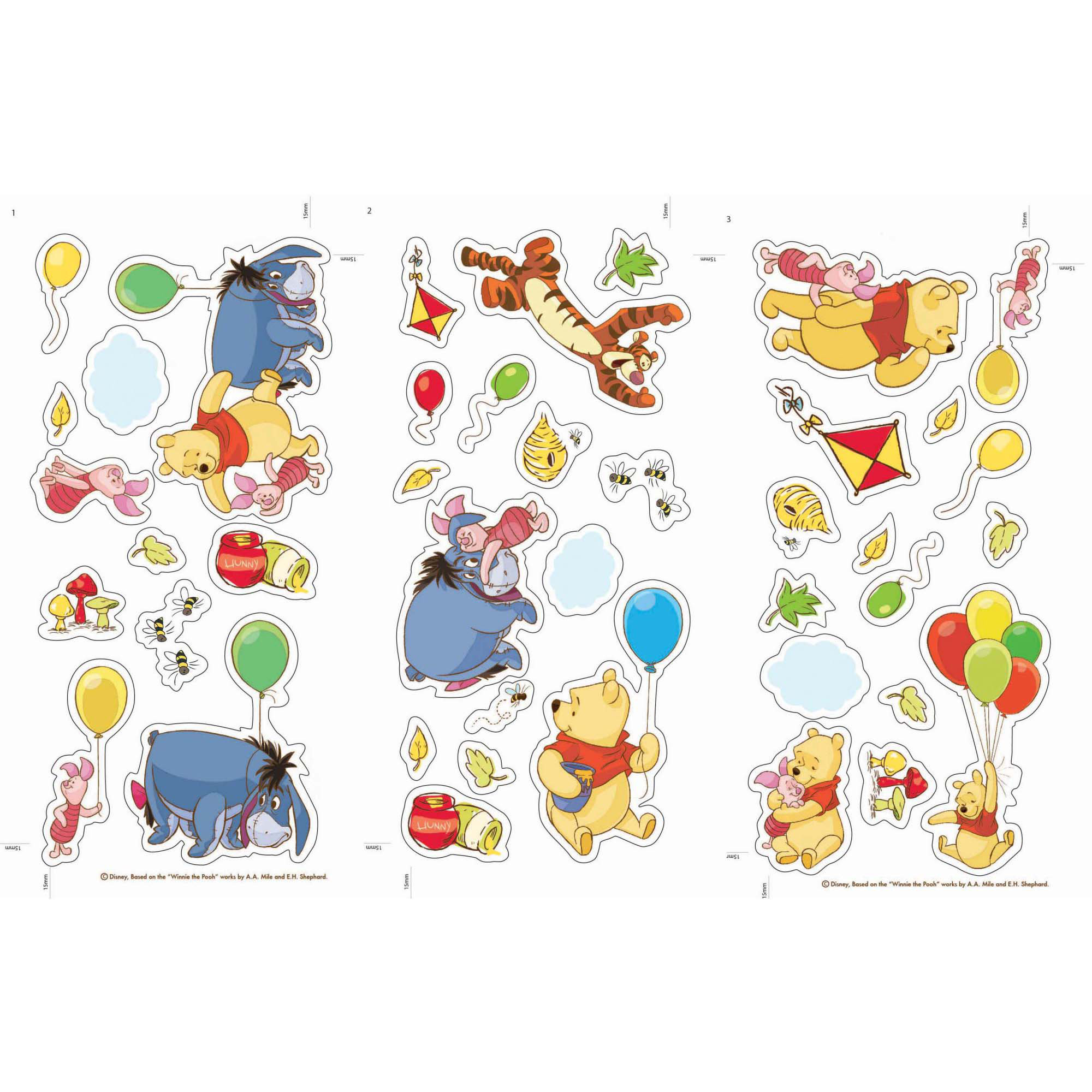 pooh wall stickers