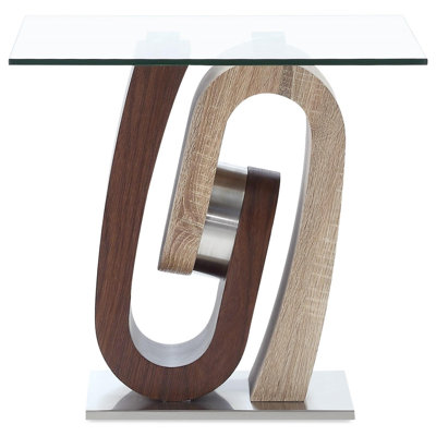 Ultra-modern End Table With Unique Pedestal By Global Furniture Decor+