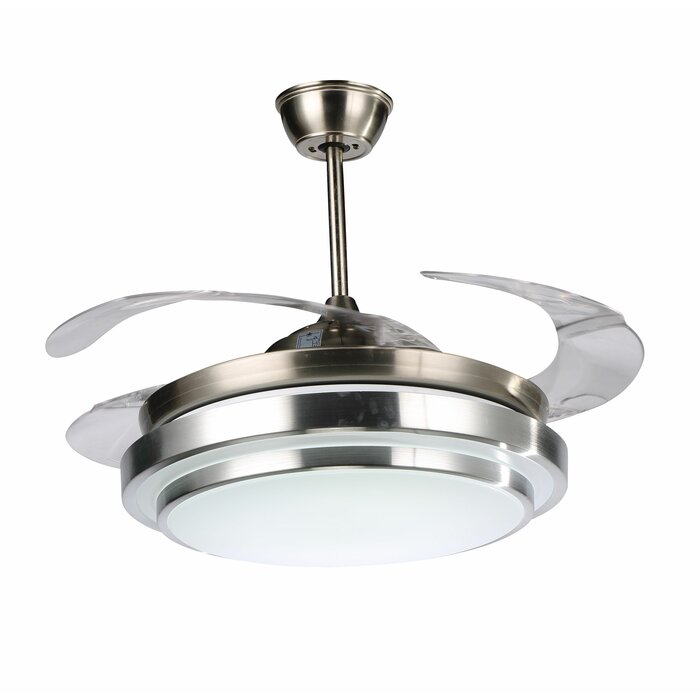 Wrought Studio Gerede 3 Blade Led Ceiling Fan With Remote Light