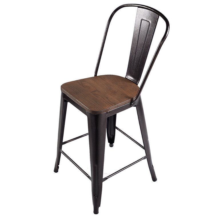 wayfair industrial dining chairs