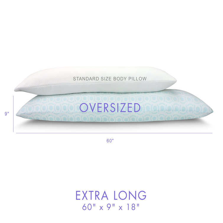 extra large memory foam pillow