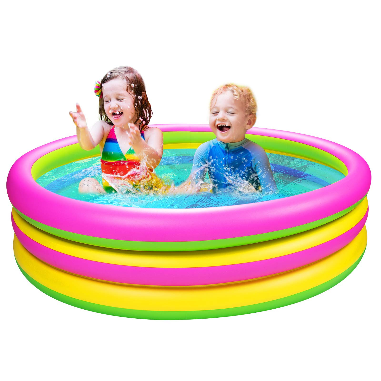 TrueNorth 1.1 ft x 4.9 ft Plastic Kiddie Pool Wayfair