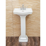 Small Bathroom Pedestal Sink Wayfair Small Bathroom Pedestal Sink Wayfair