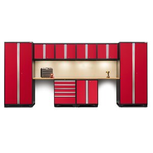 Pro 3.0 Series 10-Piece Garage Storage Cabinet Set with Worktop