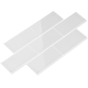 Gloss White Cream Subway Tile You Ll Love Wayfair Quickview