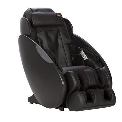 iJoy Faux Leather Power Reclining Massage Chair Human Touch Fabric BlackWhite