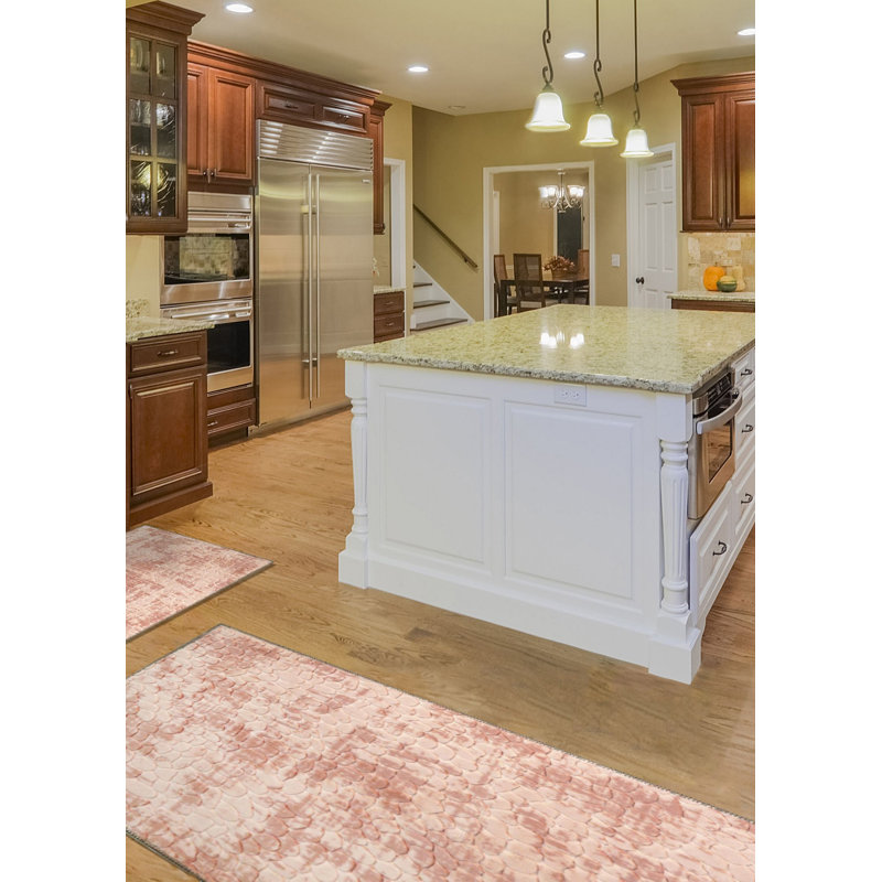 Ebern Designs Loewen Print Absorbent Soft Non Slip 3 Piece Kitchen