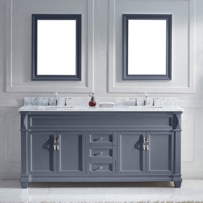 Bathroom Vanity Lights Austin Tx kbc elizabeth 72" double bathroom vanity set & reviews | wayfair Bathroom Vanity Lights Austin Tx kbc elizabeth 72" double bathroom vanity set & reviews | wayfair