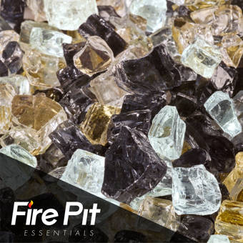 Etco Reflective Flame Fire Pit Glass Reviews Wayfair