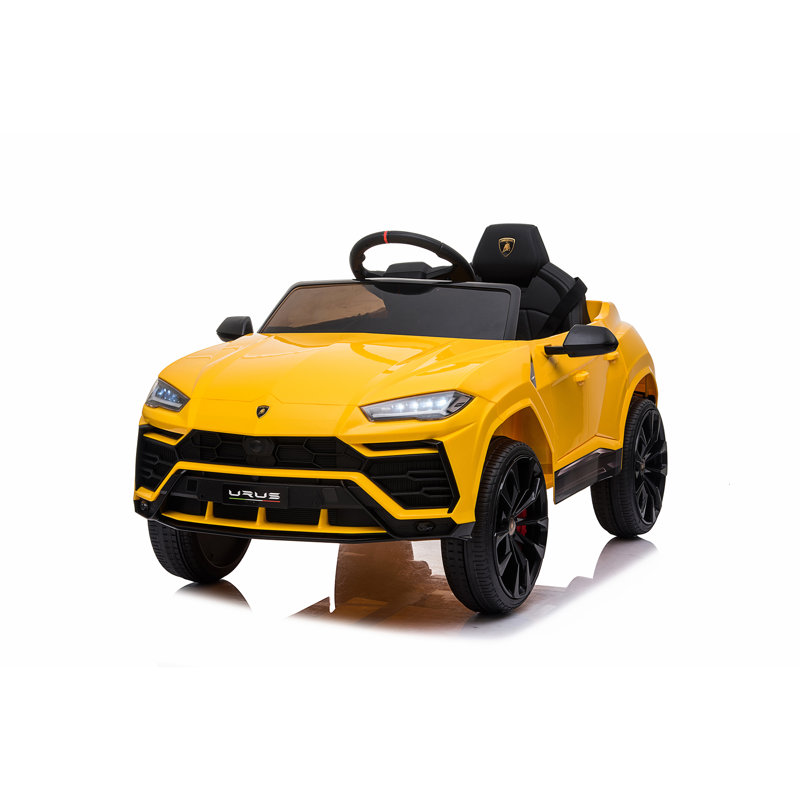yellow ride on car