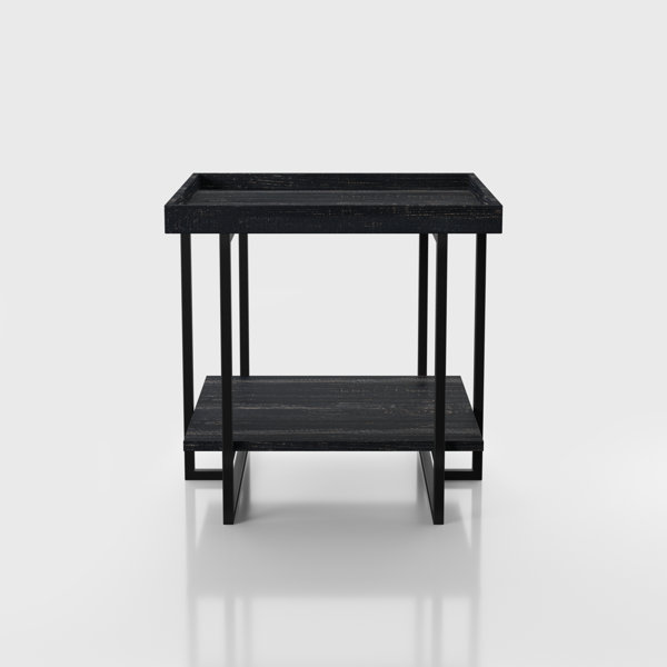 Brayden Studio Fatululik Frame End Table With Storage Wayfair