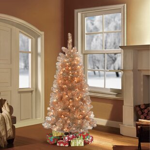 Inspire and Imagine Tabletop Ceramic Lighted Green Christmas Tree 