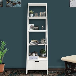 Ajani 4 Shelf Wooden Ladder Bookcase By Latitude Run