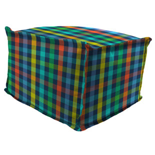 Go to store & view more images Morello Flange Edge Pouf Ottoman with Cushion by Ebern Designs