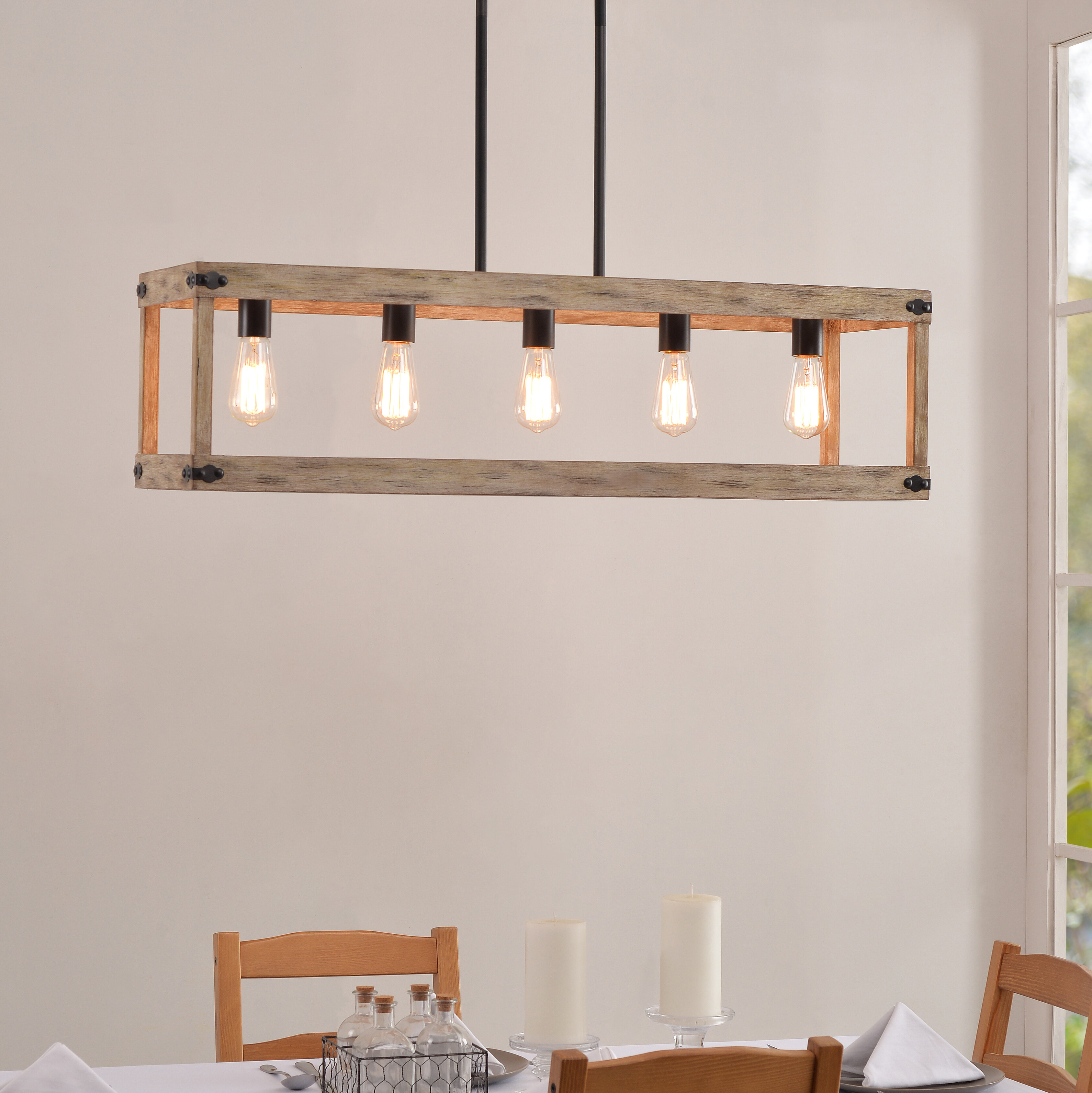 modern farmhouse dining room light fixtures