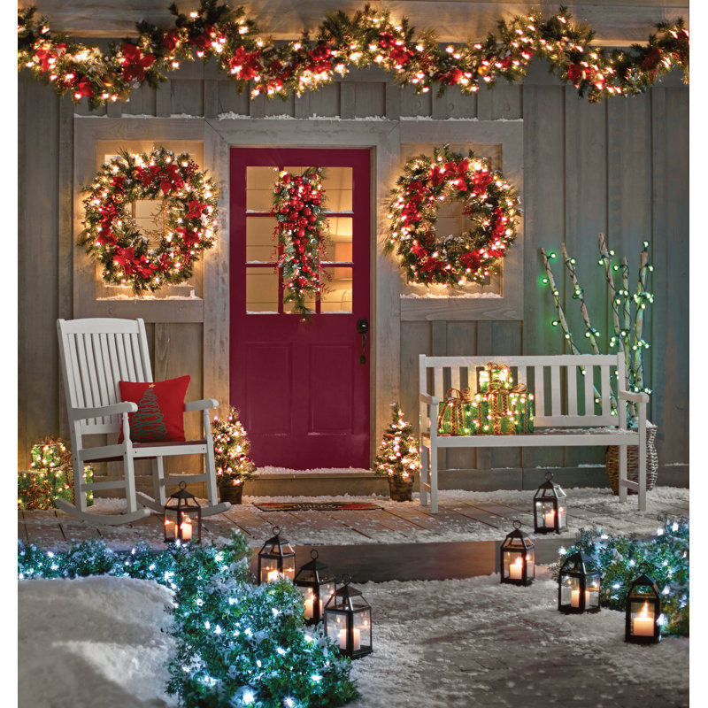 Frosted Berry Decorating Garland And Swag Kit Assortment With 170