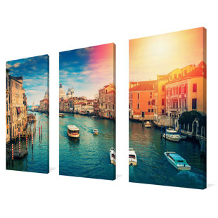Gallery Wrapped Canvas Venice Wall Art You Ll Love In 2021 Wayfair