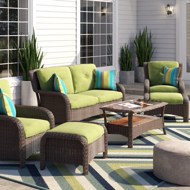 La Z Boy Sawyer 6 Piece Sunbrella Sofa Seating Group With Sunbrella Cushions Reviews Wayfair