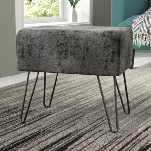 Footstool With Metal Legs Wayfair