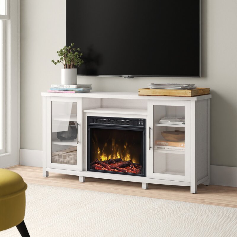 white fireplace tv stand canadian tire