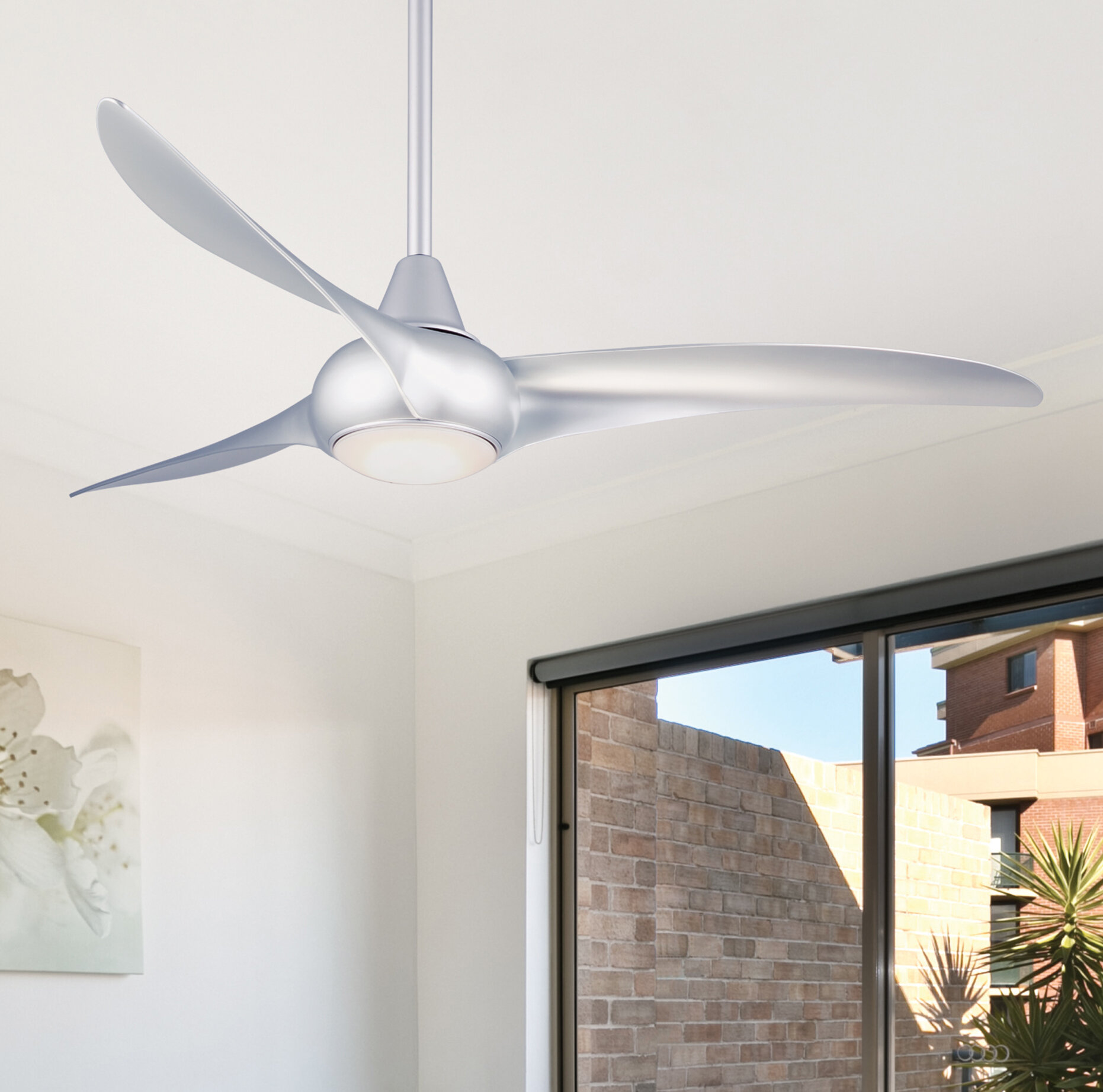 Minka Aire 52 Wave 3 Blade Led Propeller Ceiling Fan With Remote Control And Light Kit Included Reviews Wayfair
