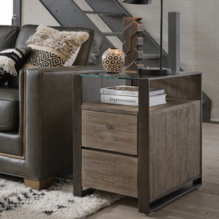 Norah End Table with Storage by Foundry Select