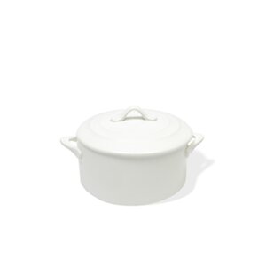 White Basics Round Casserole (Set of 6)