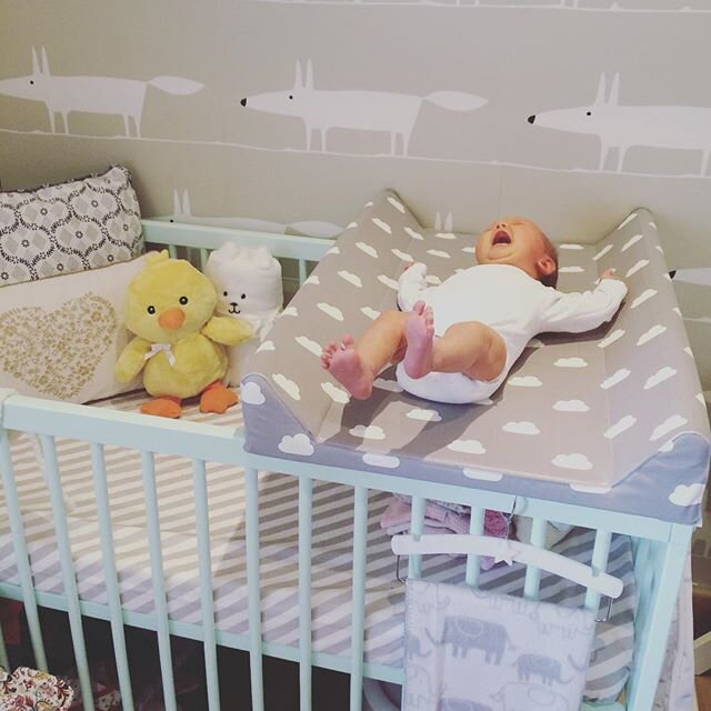 changing mat over cot