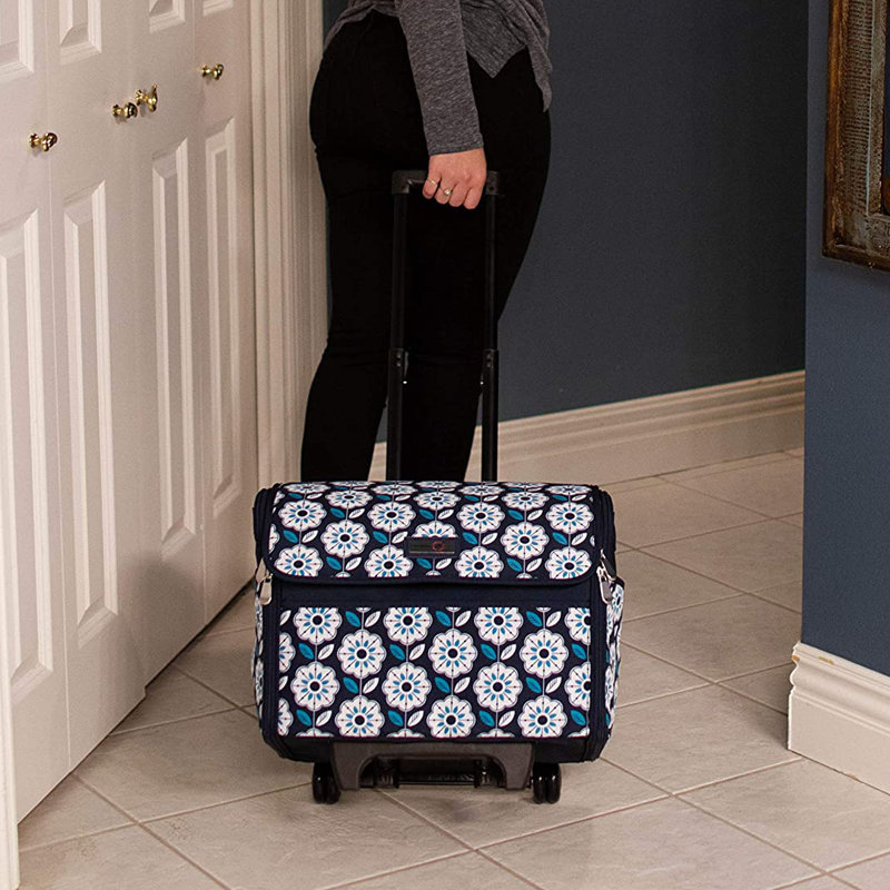 collapsible rolling tote