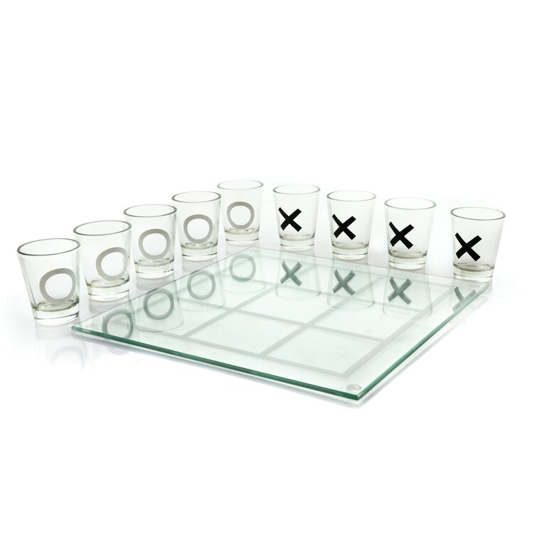 True Brands Tic Tac Shot Drinking Board Game Reviews Wayfair